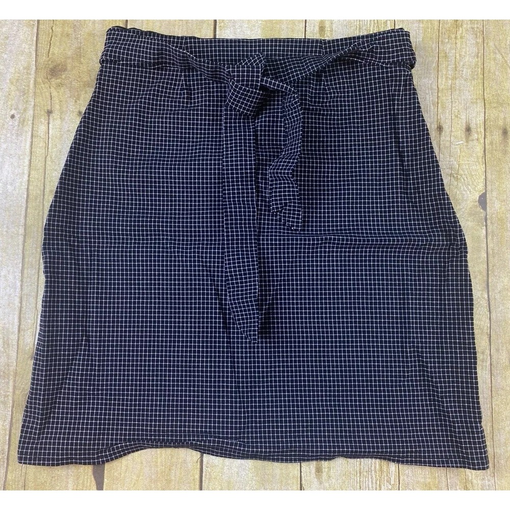 Jules‎ & Leopold Black White Check Business Pencil Skirt Women's Size XL